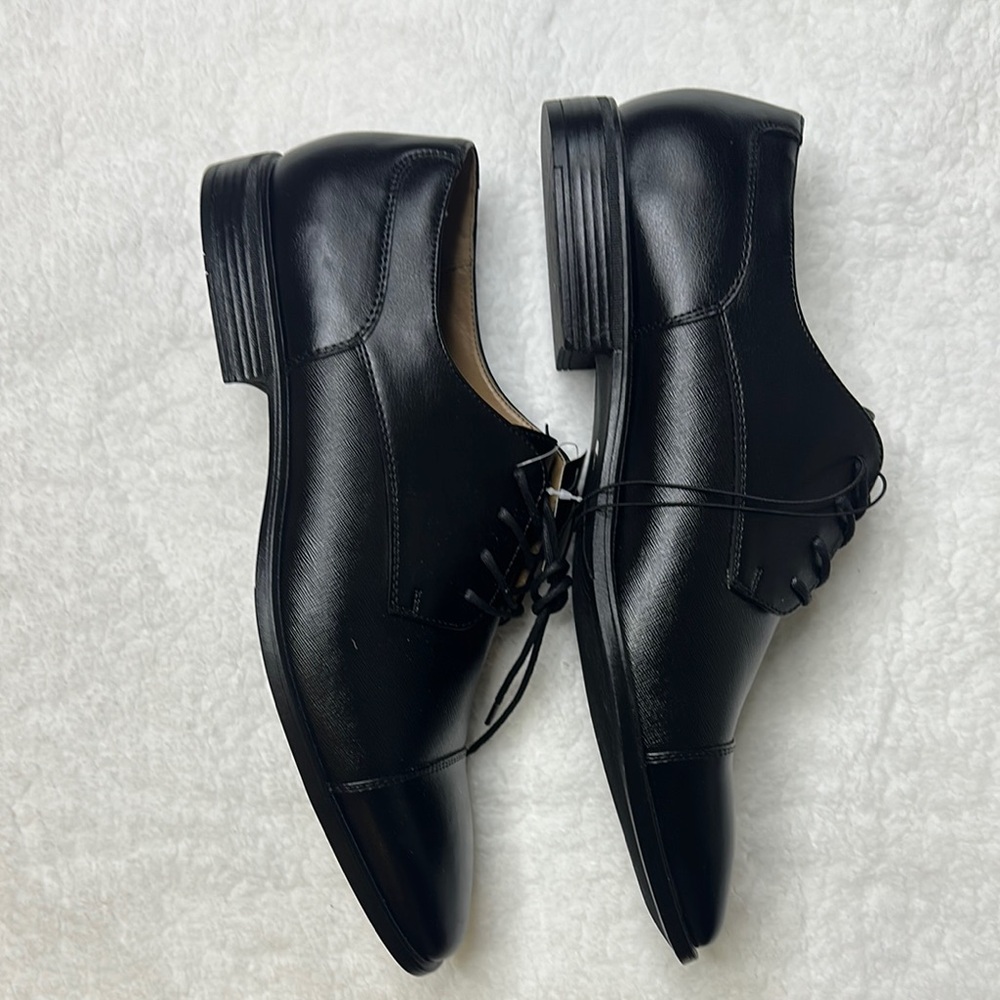 jf j.ferrar NWT-Black Oxfords Polished Leather Formal - Picture 4 of 9